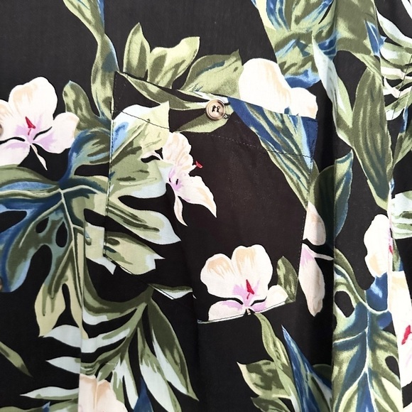 REPP XXL Hawaiian floral print button down 100% rayon - Picture 3 of 5